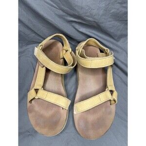 Teva Sandals Womens 8 Midform Universal Sporty Slingback 1102435 Brown Leather